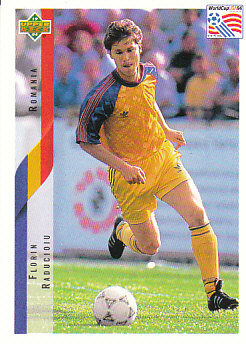 Florin Raducioiu Romania Upper Deck World Cup 1994 Eng/Ita #203